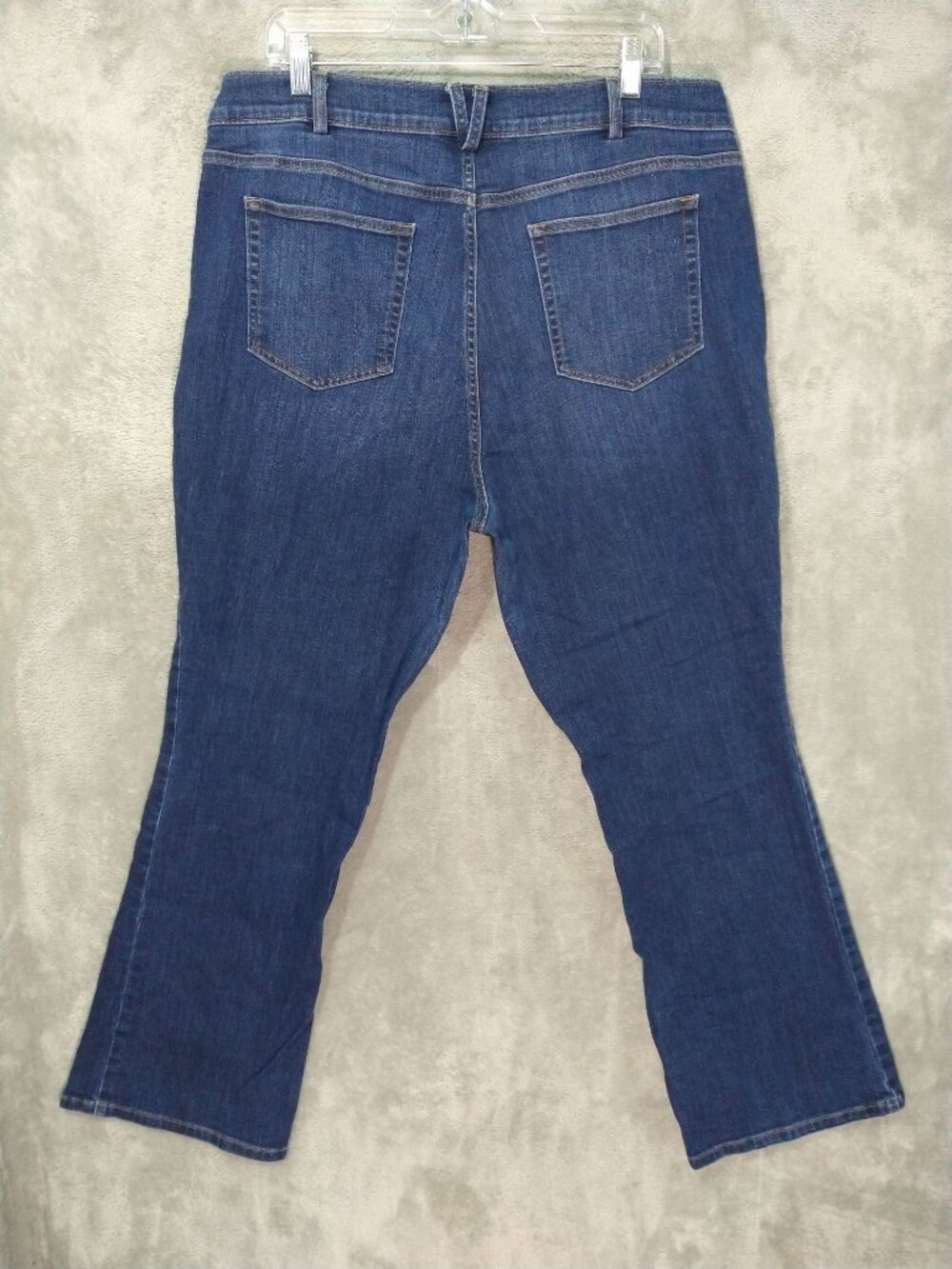 Duluth Trading Jeans Womens 18Wx31 Blue Denim Duluthflex Daily Bootcut Stretch - Picture 2 of 10